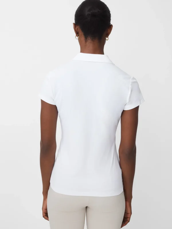 Court Cap Sleeve Pique Polo