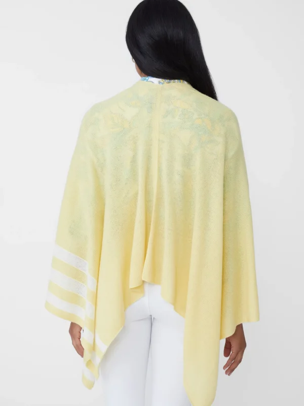 Veronique Cashmere Wrap In Stripe